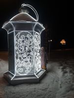 Светодиодная конструкция "Фонарь" Холодный свет