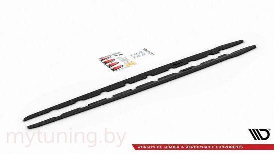 Сплиттеры накладок на пороги для BMW 1 серии F40 M-Pack (19-...)