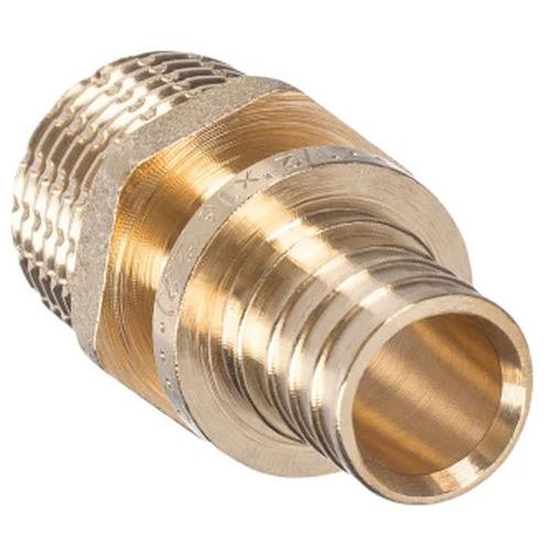 Муфта переходная НР 16*1/2 латунь акс.