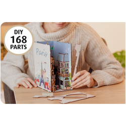 Конструктор-диорама Revell Tiny Adventures Book Nook 00539 Париж DIY 168 деталей 00539 — фото 10