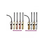 Зажигалка пьезо (газ) XHG 310 FT SILVER/GOLD/WOODY (С гибкой трубкой)