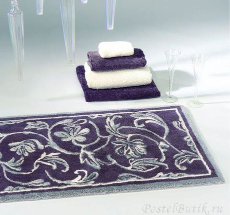 Коврик для ванной 70х140 Abyss & Habidecor Dynasty 993 чёрный