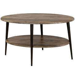 Стол журнальный BeautyStyle 29 дуб крымский состаренный/эбеновое дерево