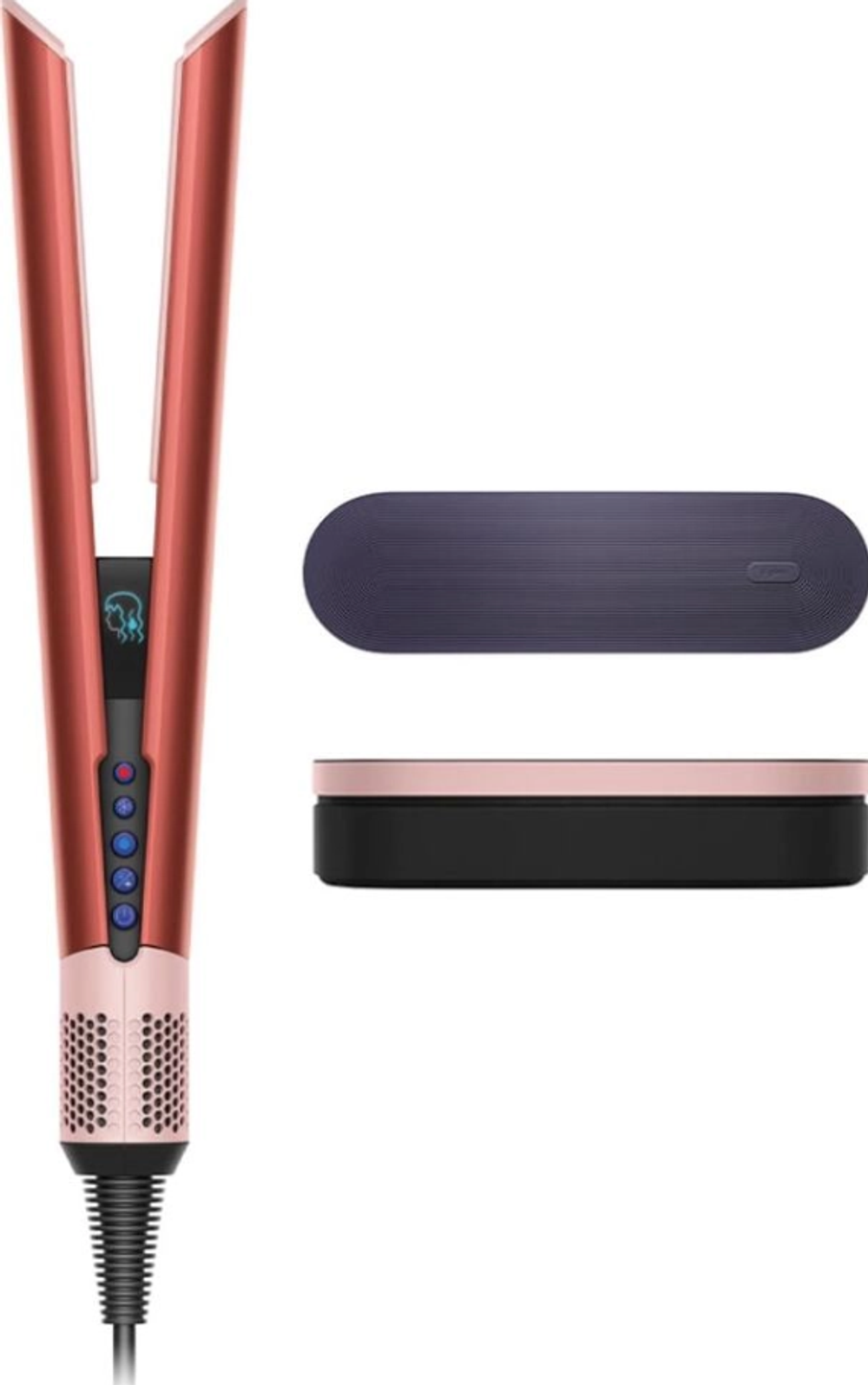 Выпрямитель с функцией фена Dyson HT 01 strawberry с кейсом