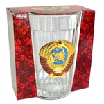 Граненый стакан с гербом СССР