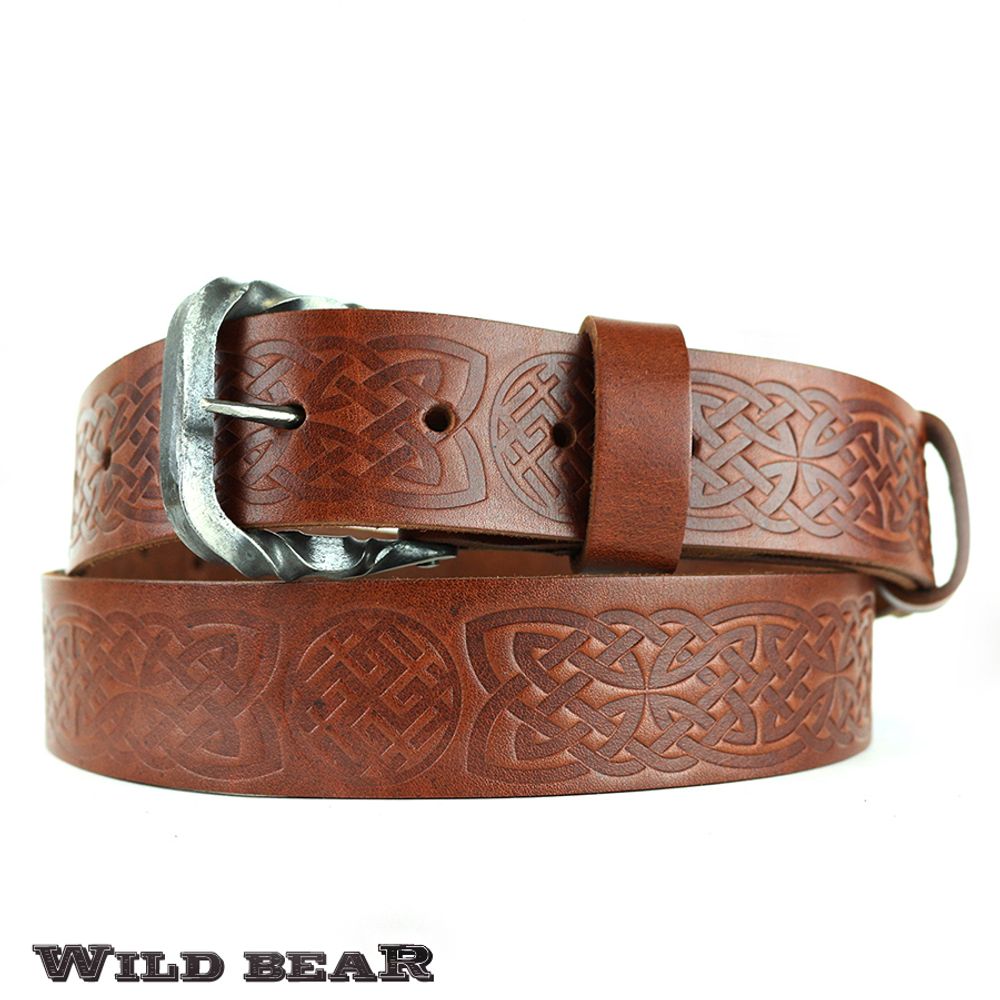 Ремень WILD BEAR RM-047m Light-brown (125 см)