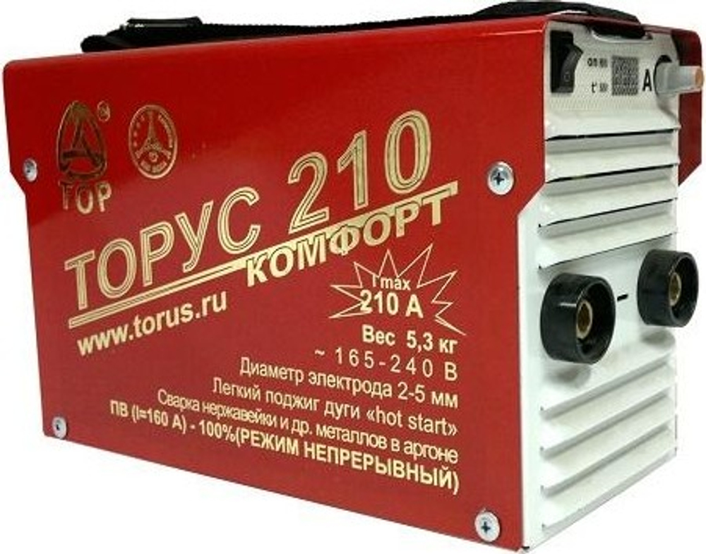 Сварочный инвертор Торус 210 + комплект проводов 95566024