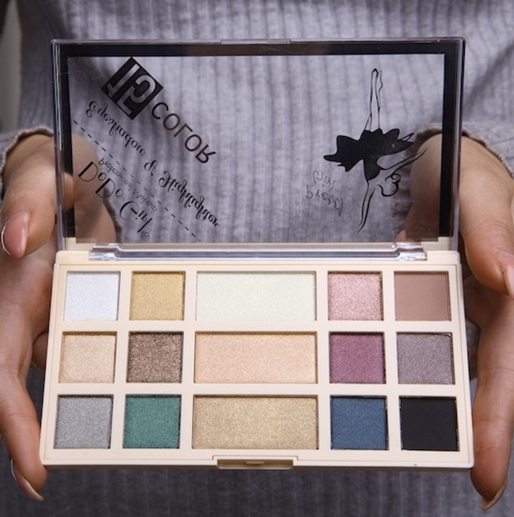 Тени для век DoDo Girl 16 цветов тон 03 Ultimate Eyeshadow, 19,2 г