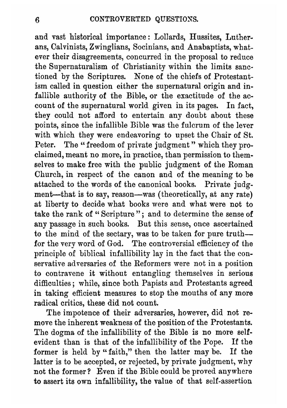 Essays Upon Some Controverted Questions | Thomas Henry Huxley