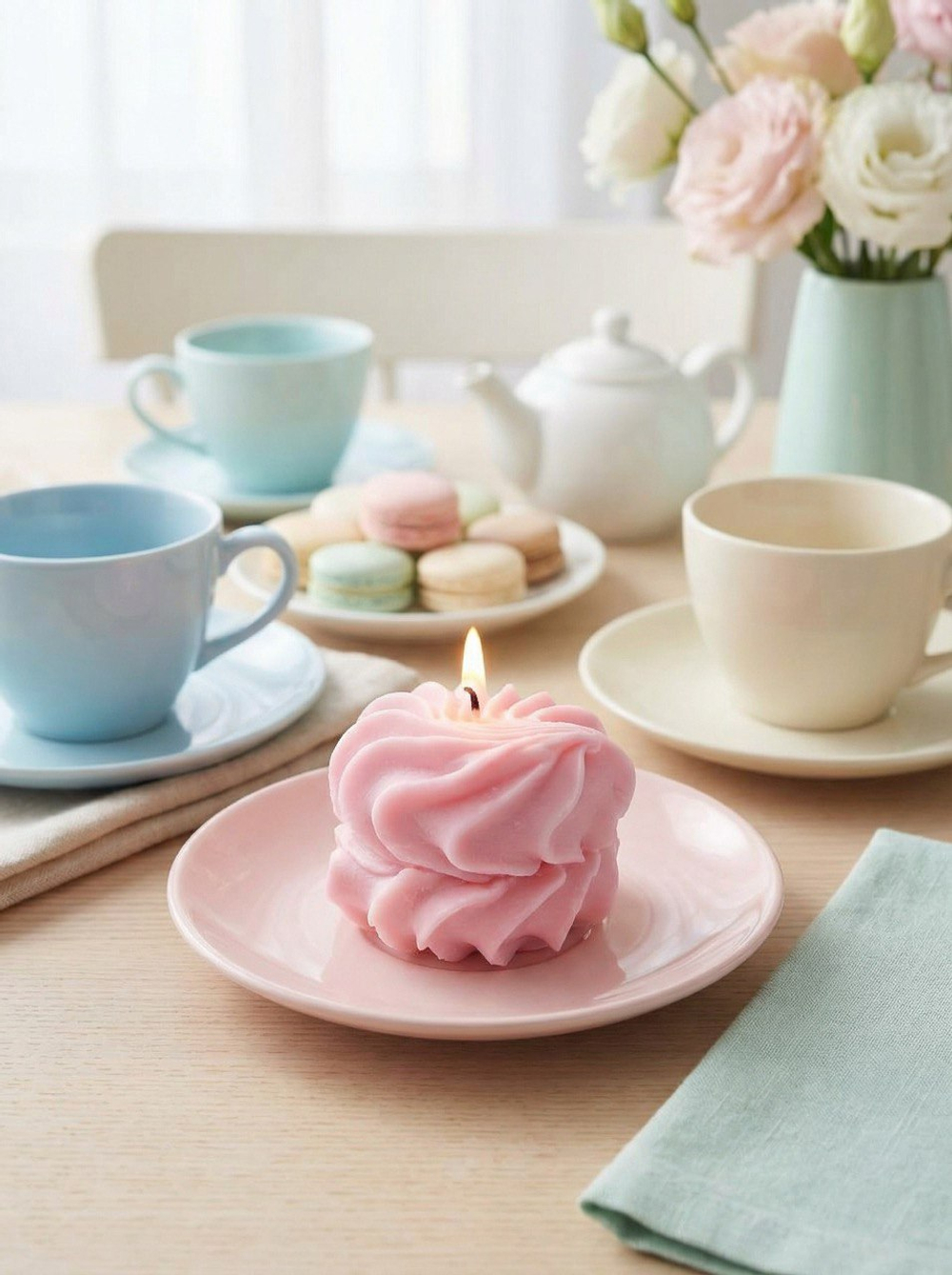 Набор свечей "Зефирки" (3 шт.)