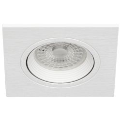 Светильник встраиваемый декоративный ЭРА KL92-1 WH под лампу MR16 GU5.3 белый пластиковый