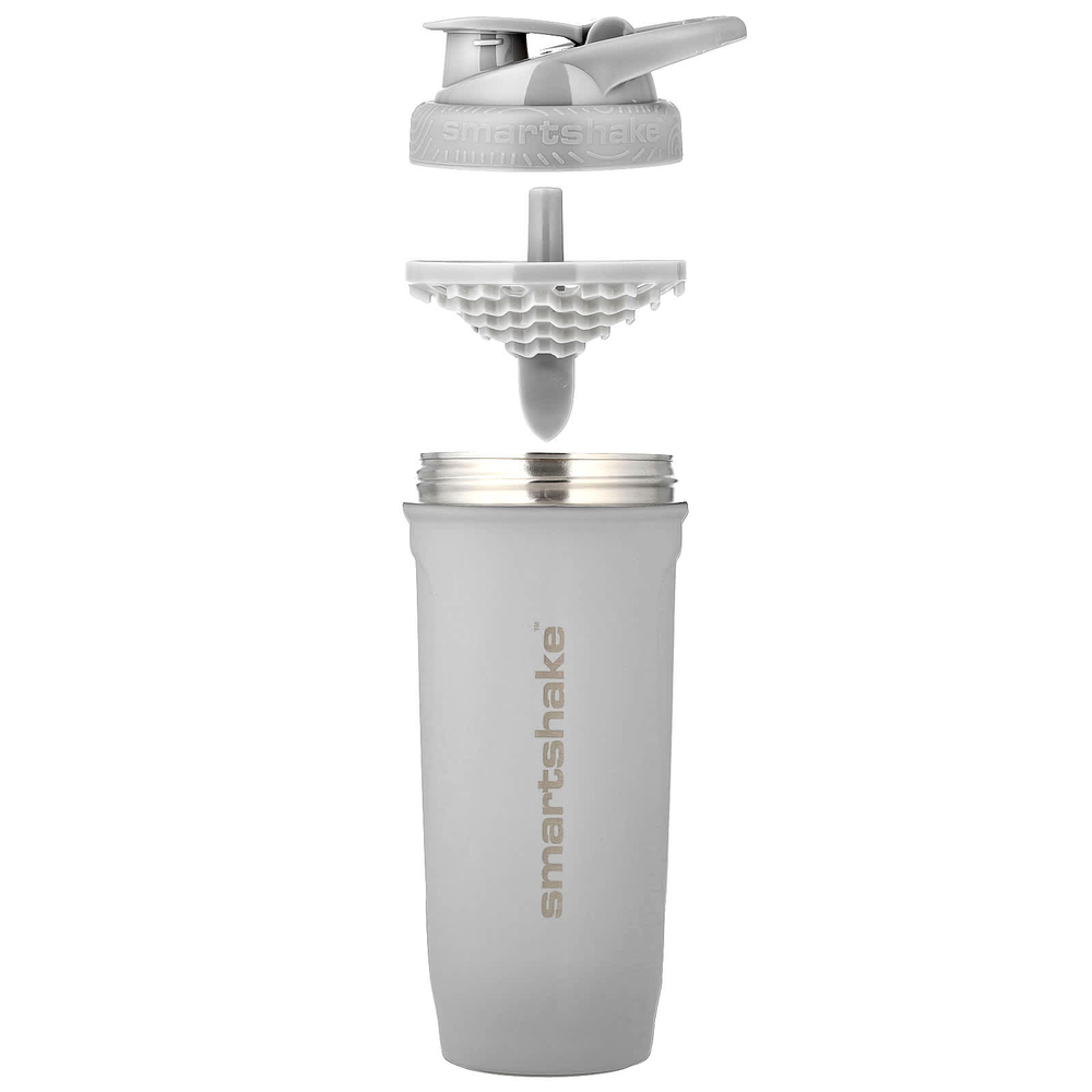 Smartshake, Reforce из нержавеющей стали, серый, 900 мл (30 унций)