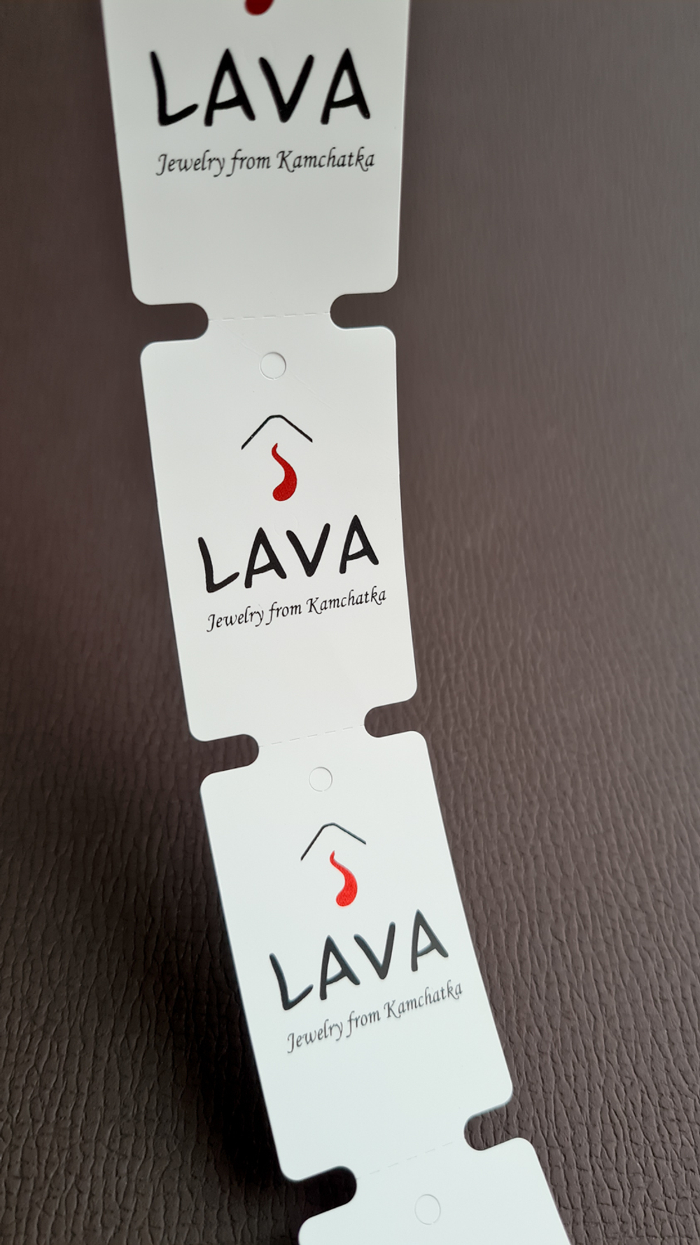 Бирки 30*50,8 мм с вашим лого от 500 шт