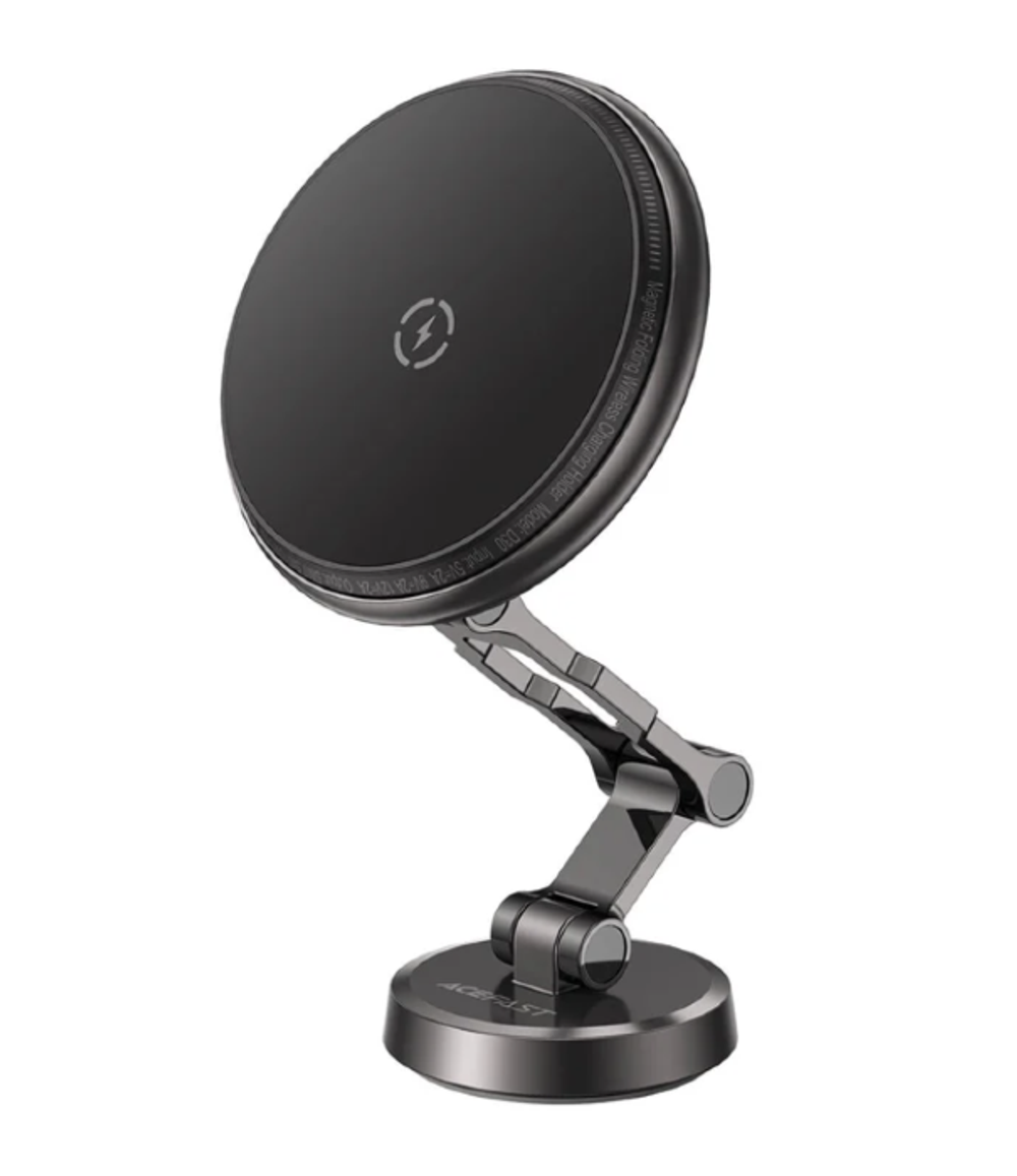 D30 magnetic folding wireless charging car holder