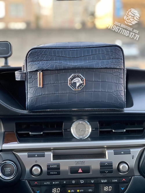 Барсетка Stefano Ricci из кожи крокодила