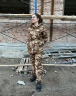 Женская горка Валькирия флис / осень-зима / бежевый пинкод