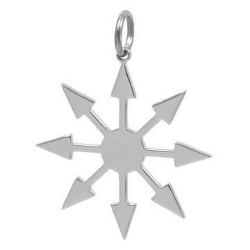 Кулон Звезда хаоса 1 32х32мм (268)