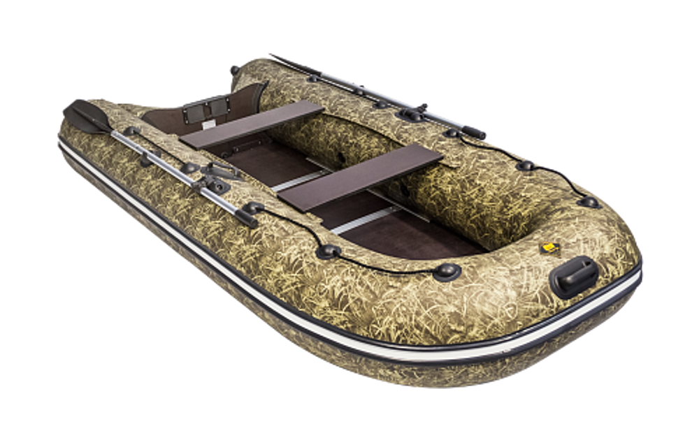 Лодка ПВХ Ривьера Компакт 3200 СК "Камуфляж" камыш