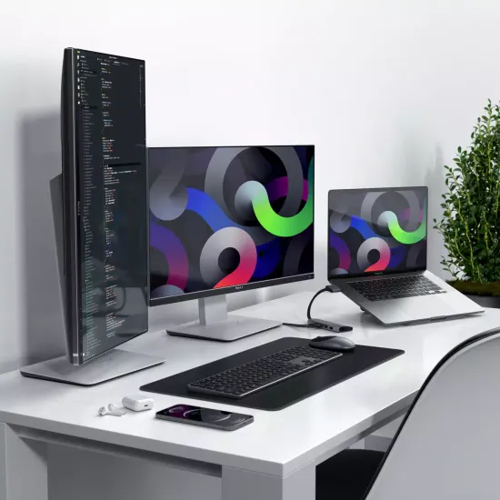 USB-хаб Satechi Type-C Dual Multimedia Adapter для Macbook