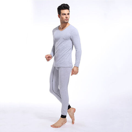 Мужской комплект нательного белья серый коттон Cockcon Grey Set