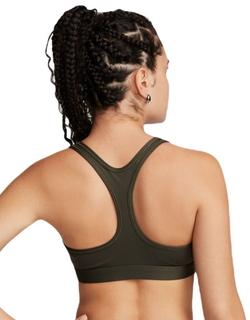ТОП теннисный Nike Swoosh Light Support Non-Padded Sports Bra - cargo khaki/white