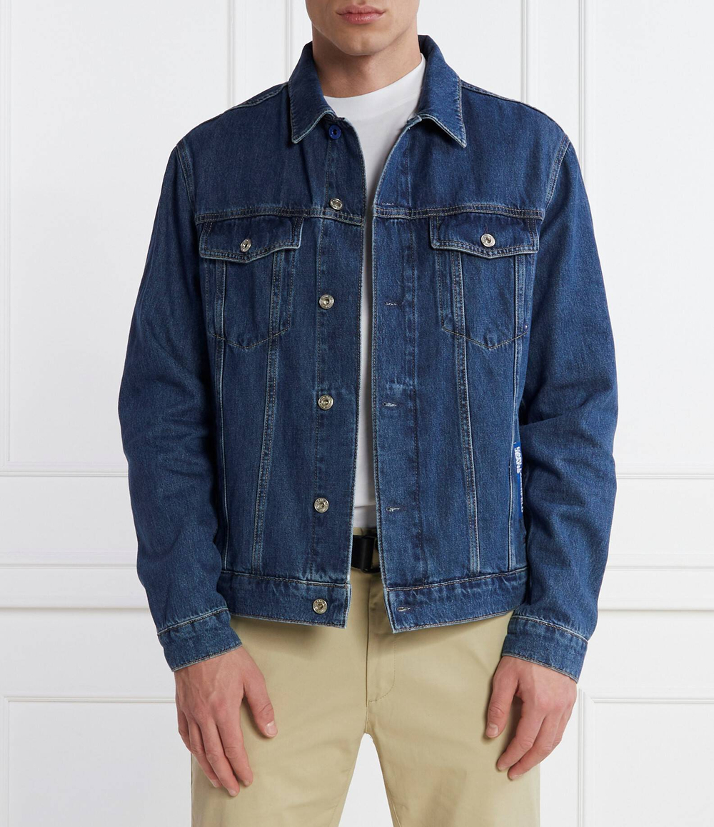 Джинсовая куртка Karl Lagerfeld Jeans - темно-синий(240D1404)