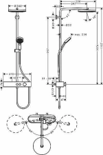 Душевая система Hansgrohe Pulsify 24220000