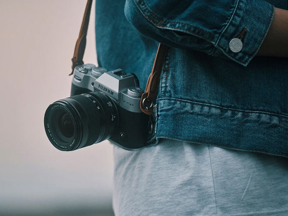 Беззеркальный фотоаппарат Fujifilm X-T50 Kit XC 15-45mm, угольно-серебристый (уцененный)