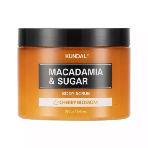 KUNDAL MACADAMIA & SUGAR BODY SCRUB CHERRY BLOSSOM Скраб для тела, 550 гр