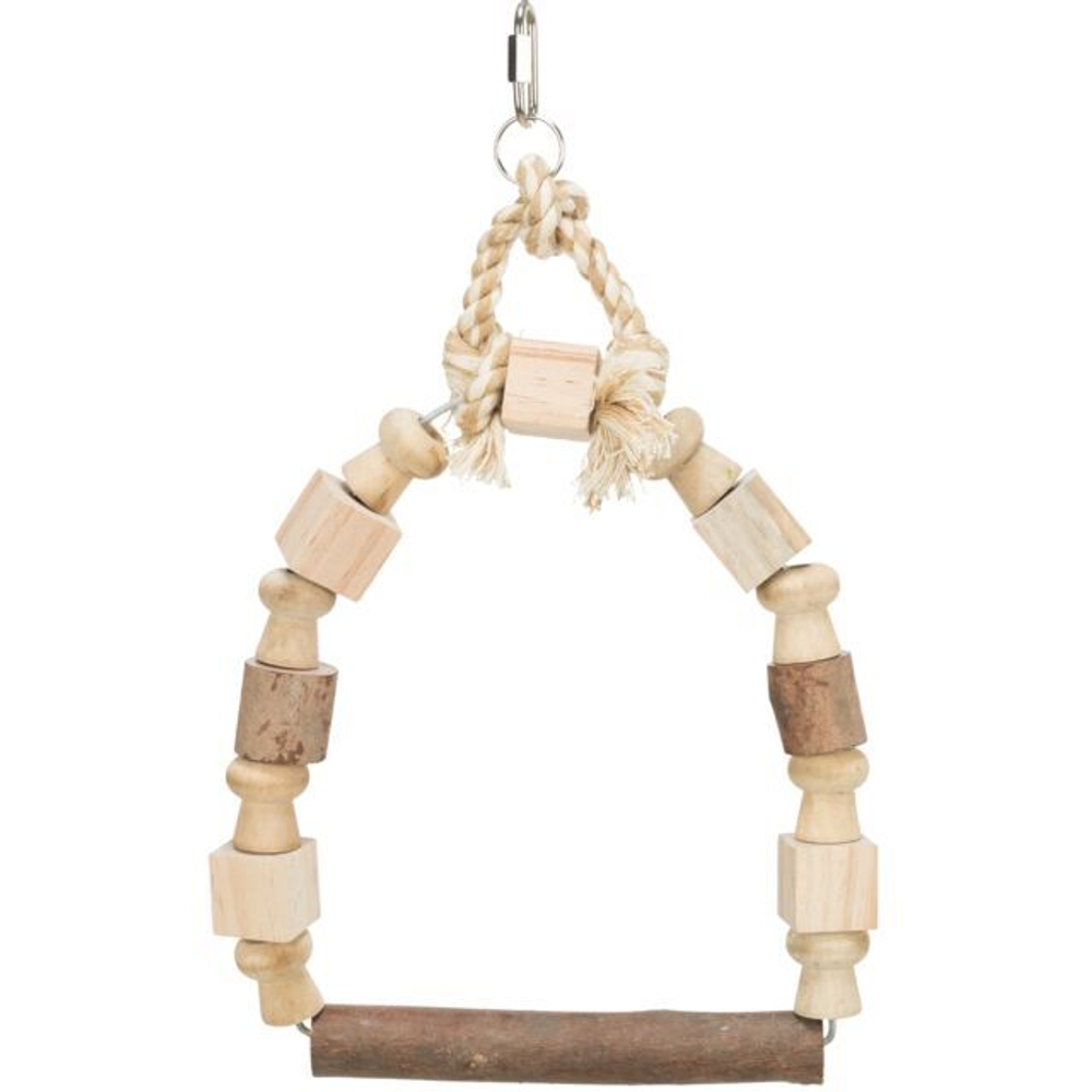 Деревянные качели для птиц Trixie Arch Swing, размер 13х19см.