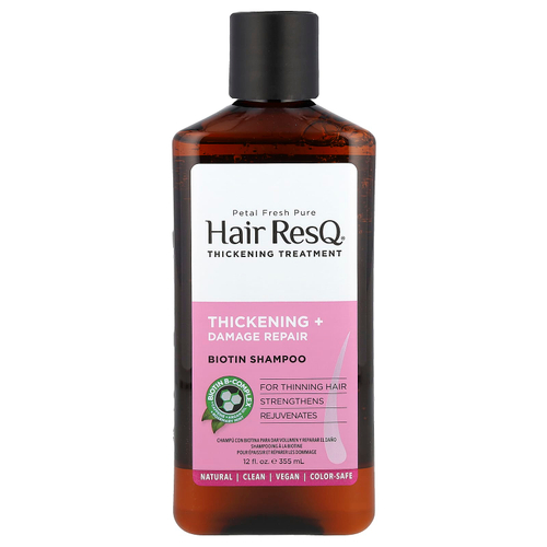 Petal Fresh, Hair ResQ®, шампунь с биотином, для густоты и восстановления повреждений, 355 мл