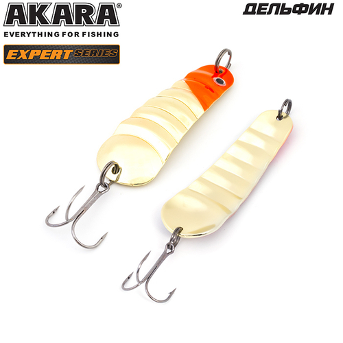 Блесна колебалка Akara Expert Дельфин 75 мм 21 гр. 3/GO