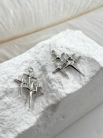 Подвеска серебристая 