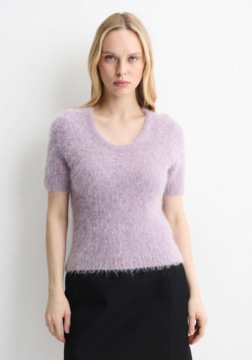 Джемпер Пушистик лиловый