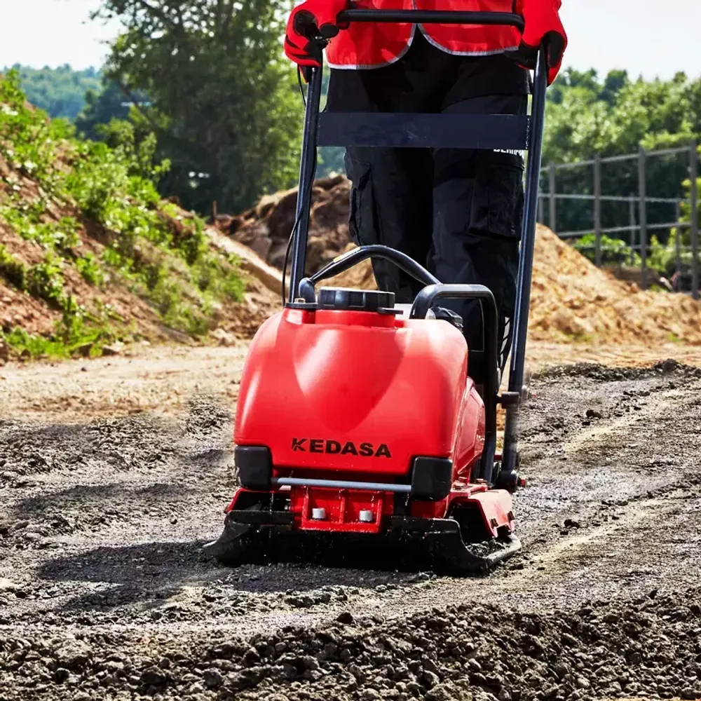 Виброплита бензиновая KEDASA MS90A‑4 - [83 кг / 13 кН / Honda GX160]