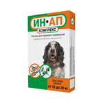 Ин-Ап капли на холку противопаразитарные для собак