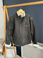 Утепленная кожаная куртка Armani Junior, 152