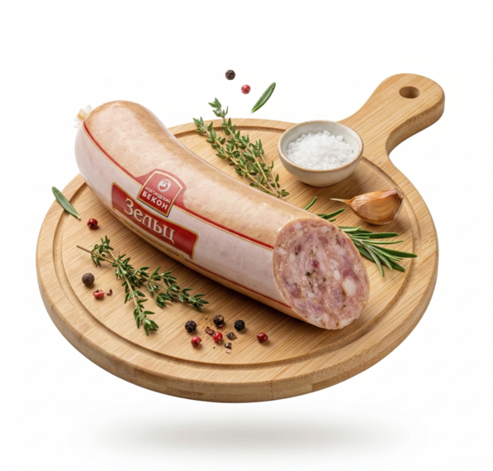 Зельц Новгородский заливной 300г, Новгородский Бекон