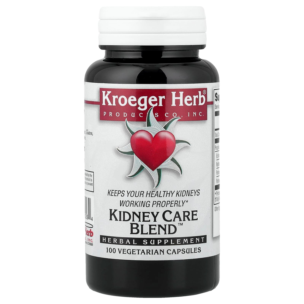 Kroeger Herb Co, Kidney Care Blend™, 100 вегетарианских капсул