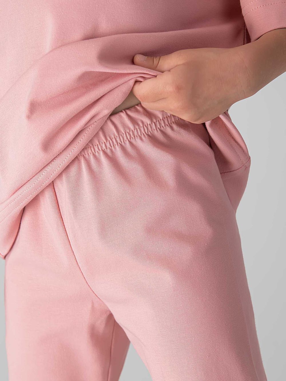 Лосины с манжетой "Персик"