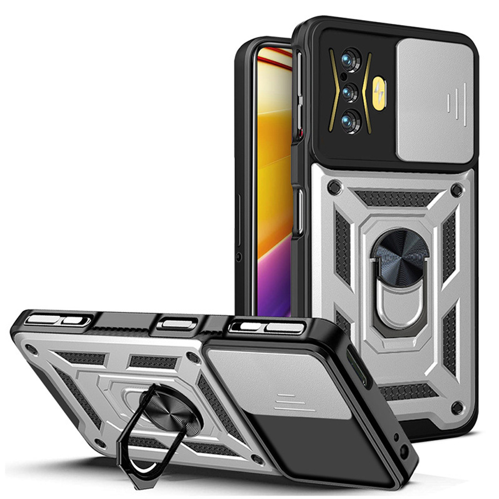 Чехол с кольцом Bumper Case для Xiaomi Poco F4 GT