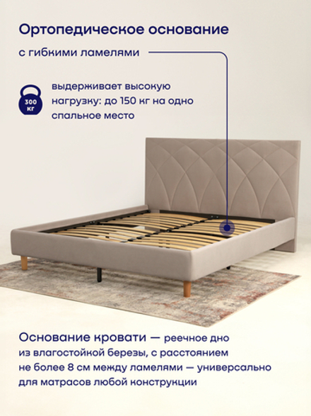 Кровать BuyComfort (велюр)