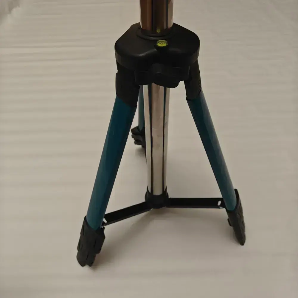 Распорная штанга-штатив для лазерного уровня 4 м с треногой + поворотная головка 360 / телескопическая/нержавеющая сталь