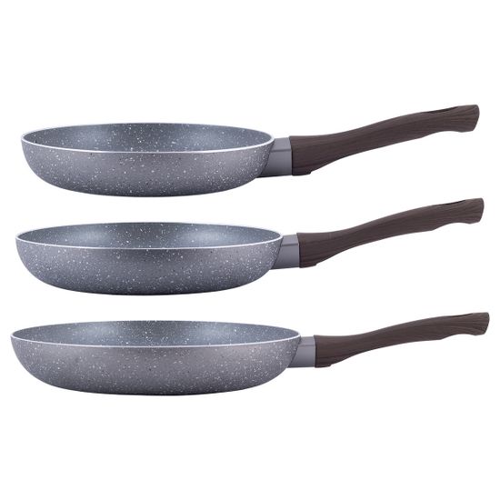 Набор сковород 20 см; 24 см; 28 см. Kamille KM-4116