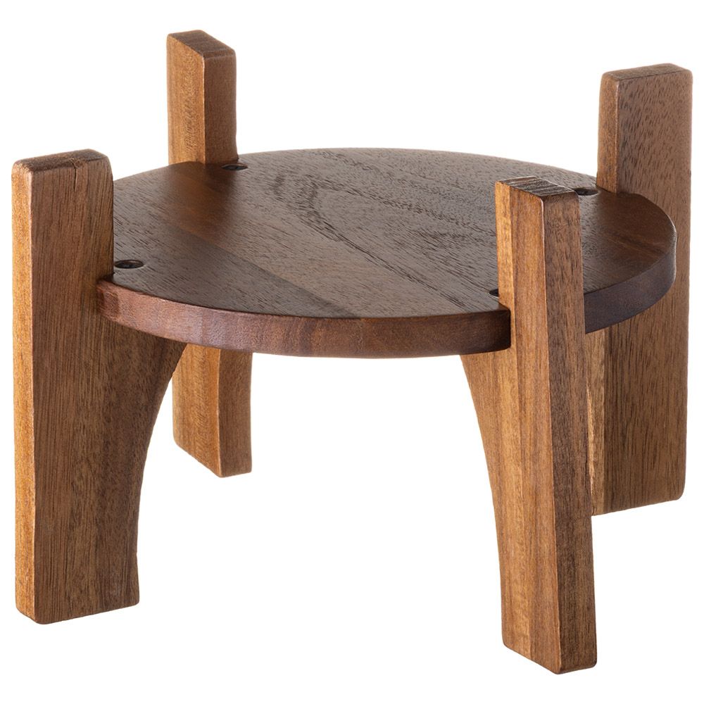 ДИСПЕНСЕР ДЛЯ НАПИТКОВ FLORA GREEN 3,5 Л НА ДЕРЕВЯННОЙ ПОДСТАВКЕ (АКАЦИЯ)