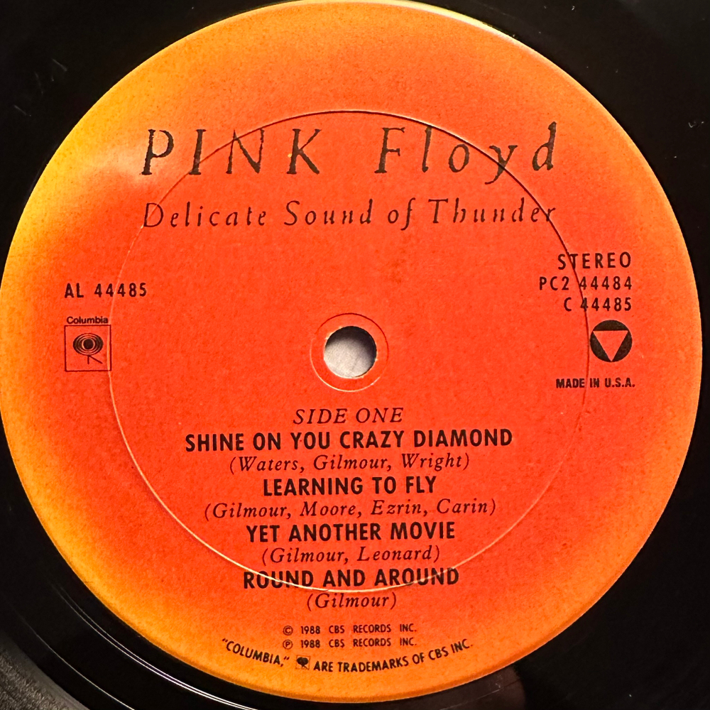 Pink Floyd - Delicate Sound Of Thunder 2LP (США 1988г.)