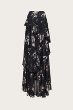 ЮБКА ИЗ ВИСКОЗЫ С АВТОРСКИМ ПРИНТОМ