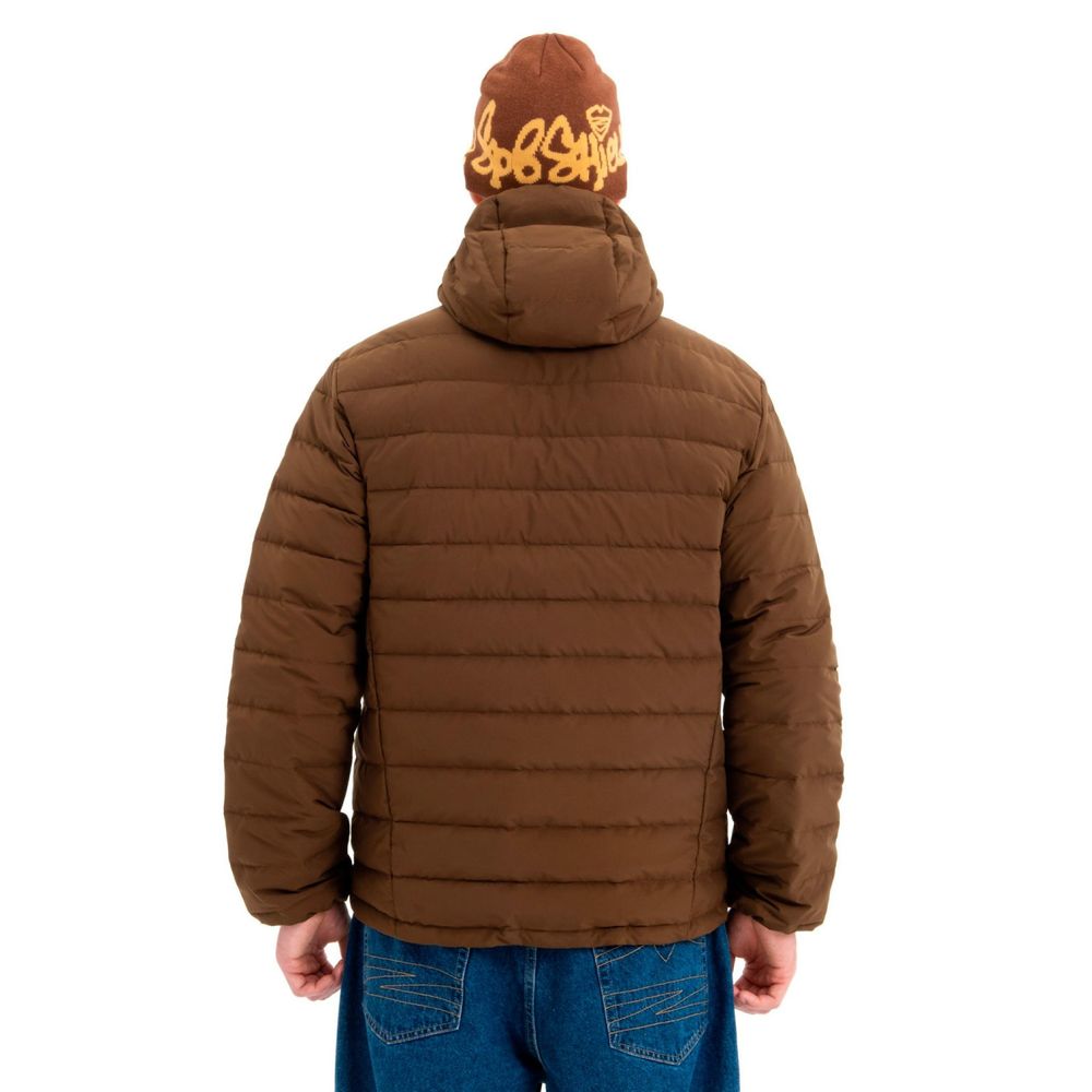 Пуховик Питерский щит Дюран коричневый