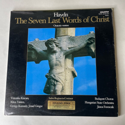 Винтажная виниловая пластинка LP Haydn Гайдн, Оратория Семь Последних Слов Христа, The Seven Last Words Of Christ / Salve Regina In G Minor (Венгрия 1980)