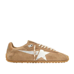 Женские Golden Goose Marathon Speed with Tobacco Suede Upper and Silver Star